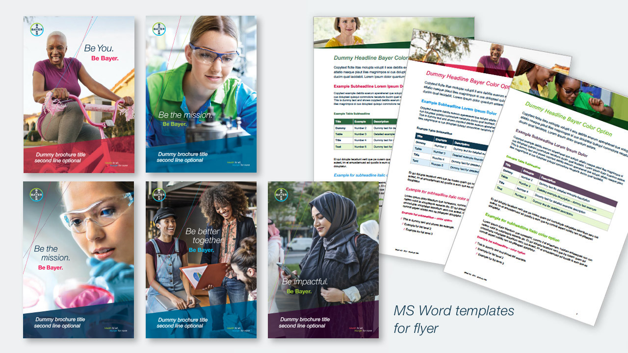 Examples of MS Word flyer templates