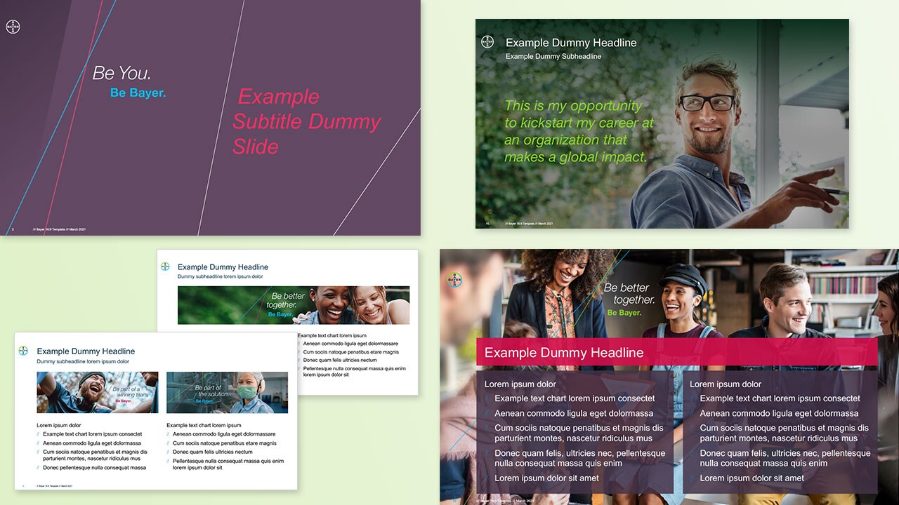 Example Master Templates