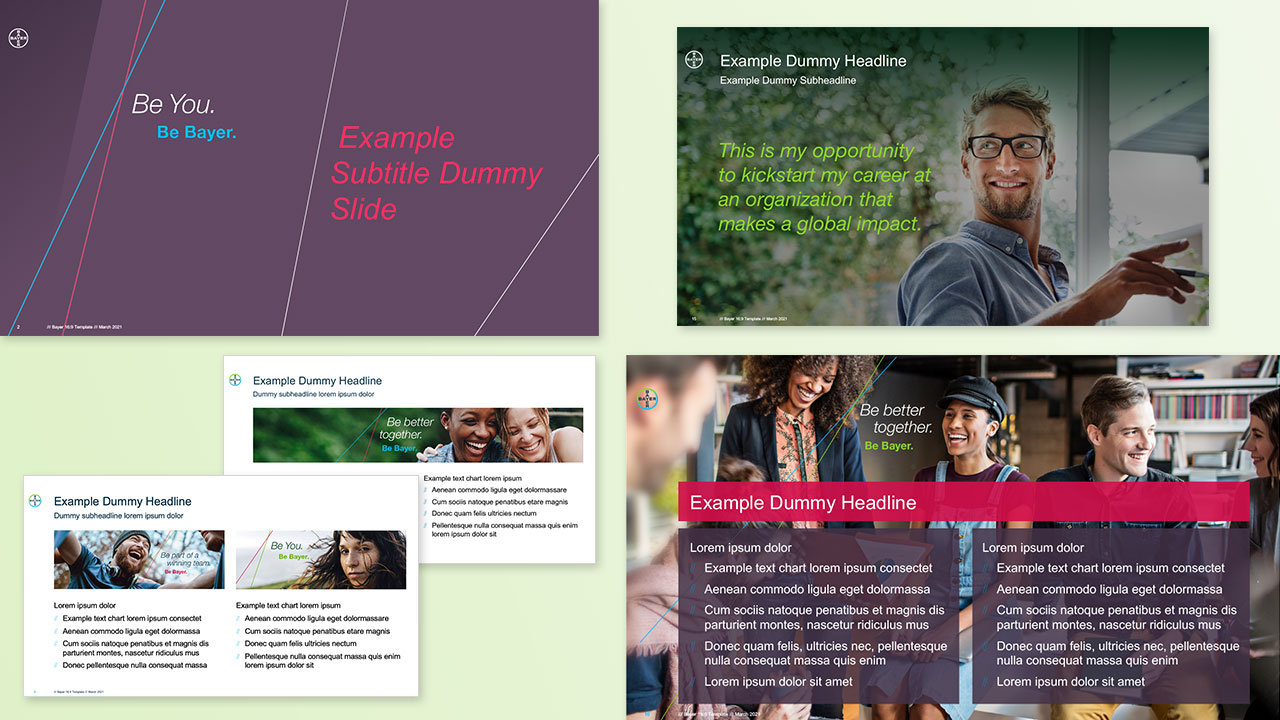 Example Master Templates