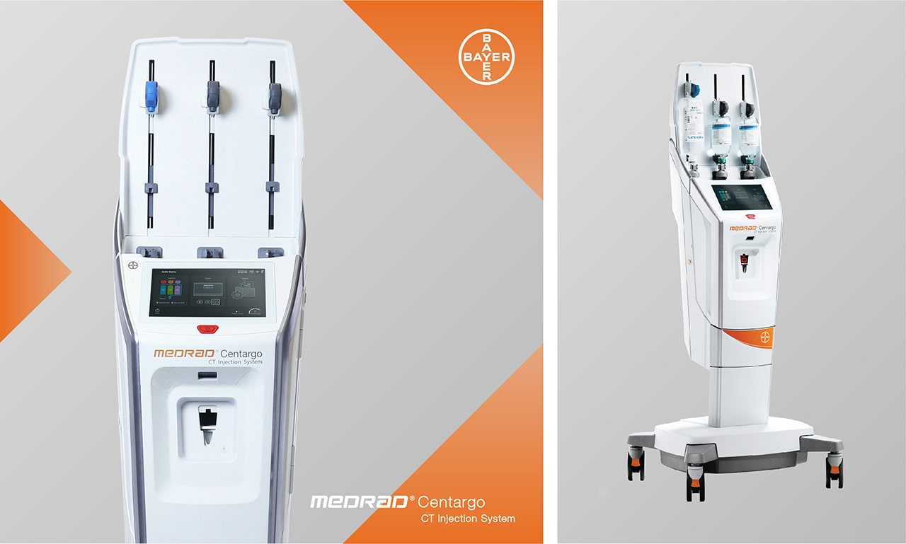 A Radiology device in the Premium range: The MEDRAD Centargo CT Injection System.