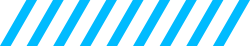 big slashes bright blue