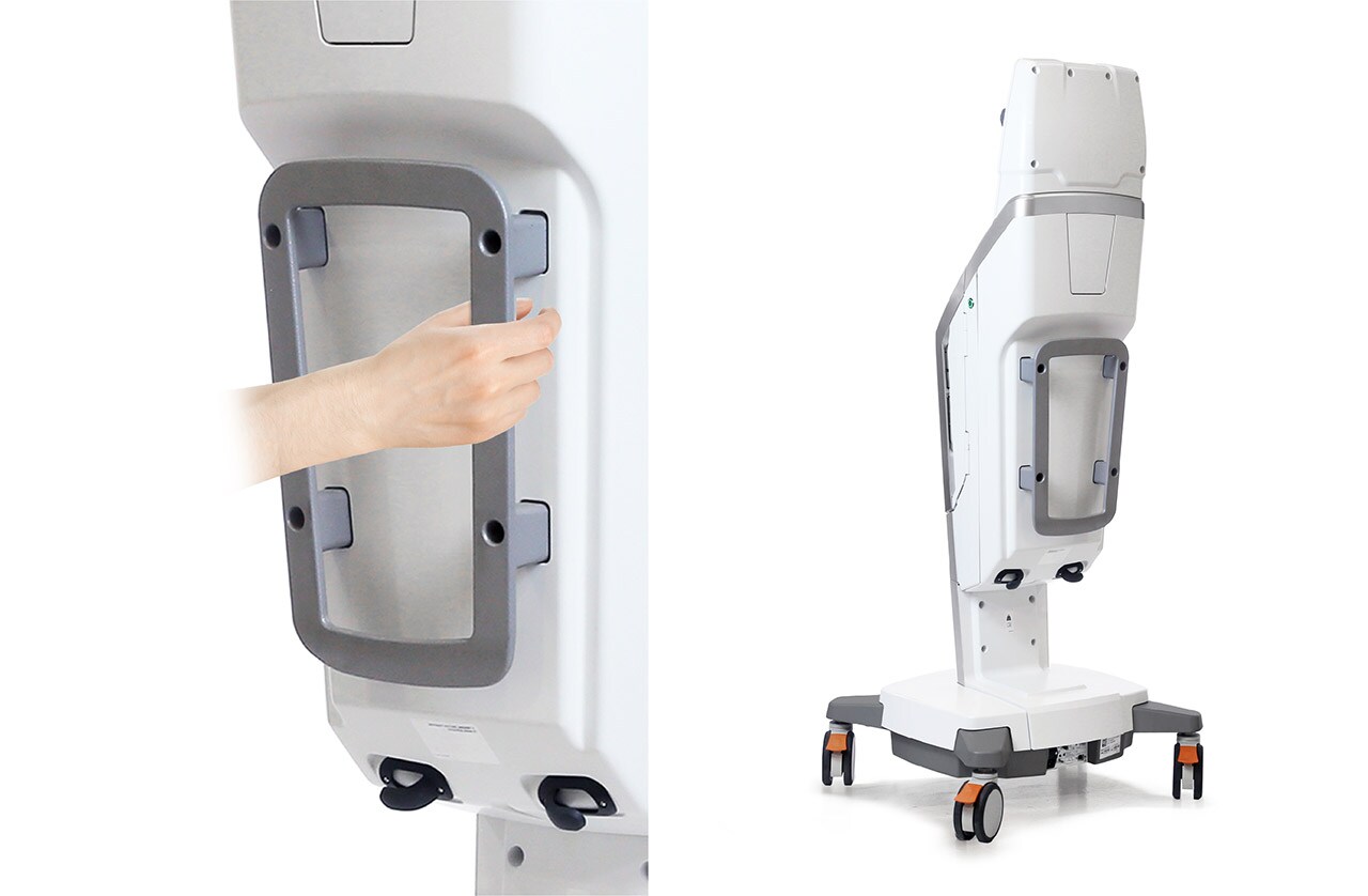 Examples of main handles of Radiology devices.