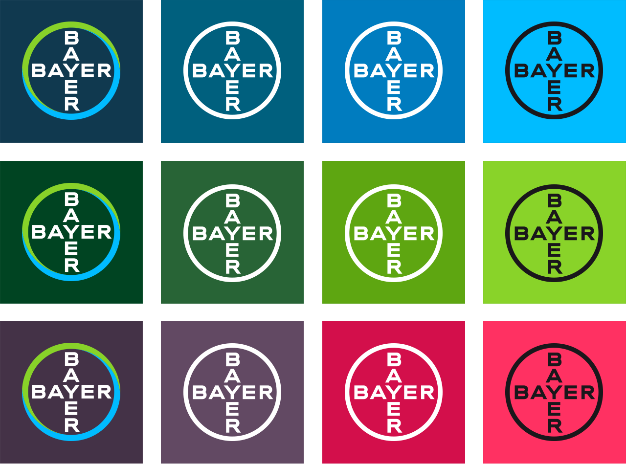 Usage of Bayer Cross on colored background