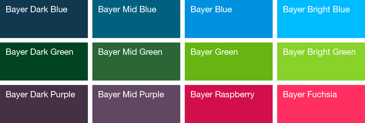 Bayer Color Palette