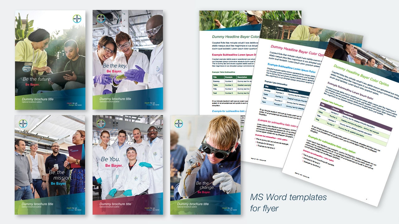 Examples of MS Word flyer templates