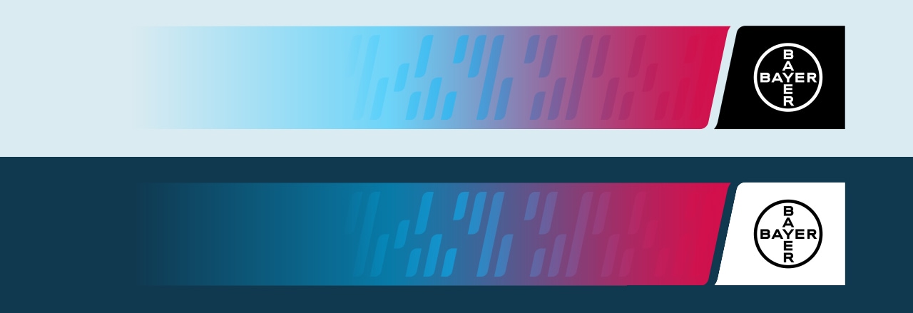 One-Color versions with full-color gradients