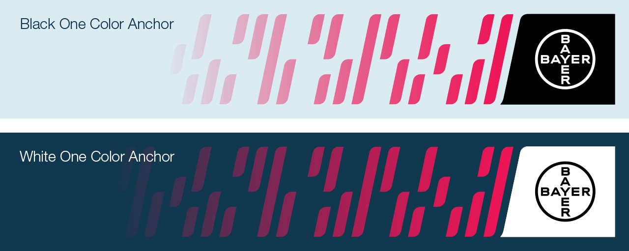 One Color Anchor with full-color Gradient