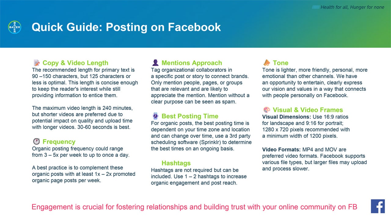 Quick Guide: Posting on Facebook