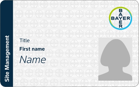 security card template
