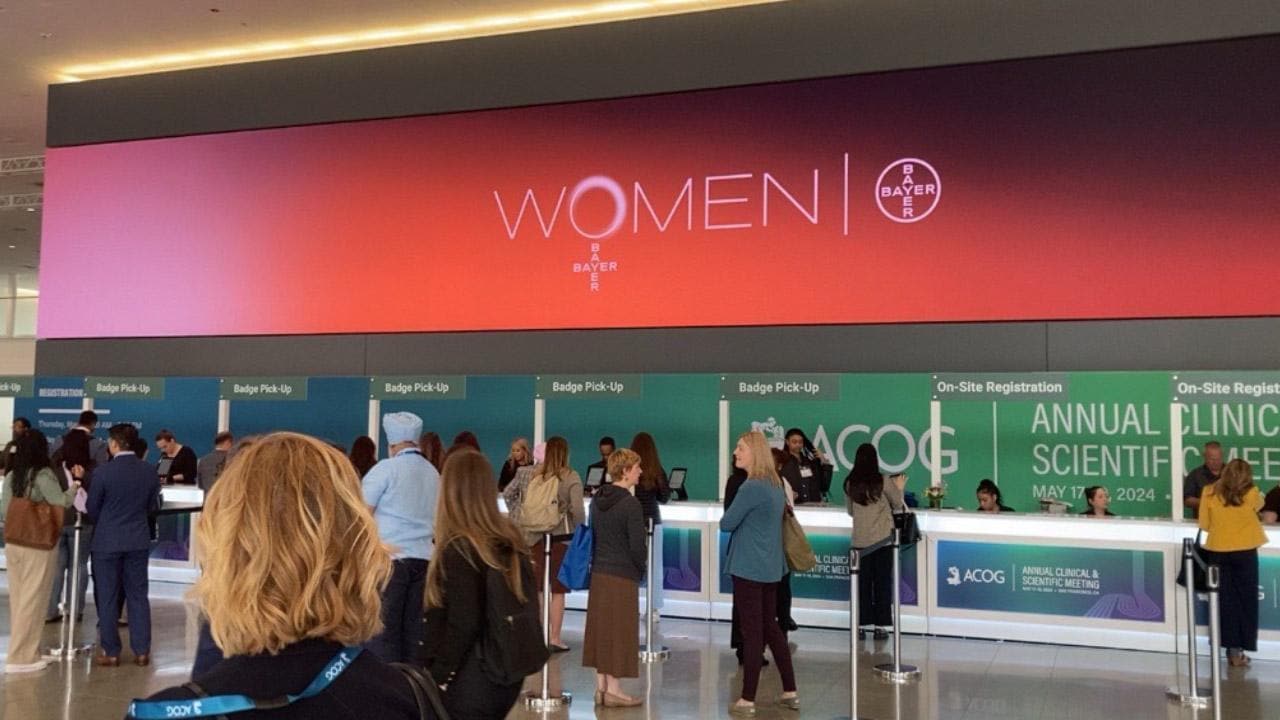 Photograph from the American College of Obstetricians and Gynecologists (ACOG) conference in San Francisco, California from May 17–19, 2024