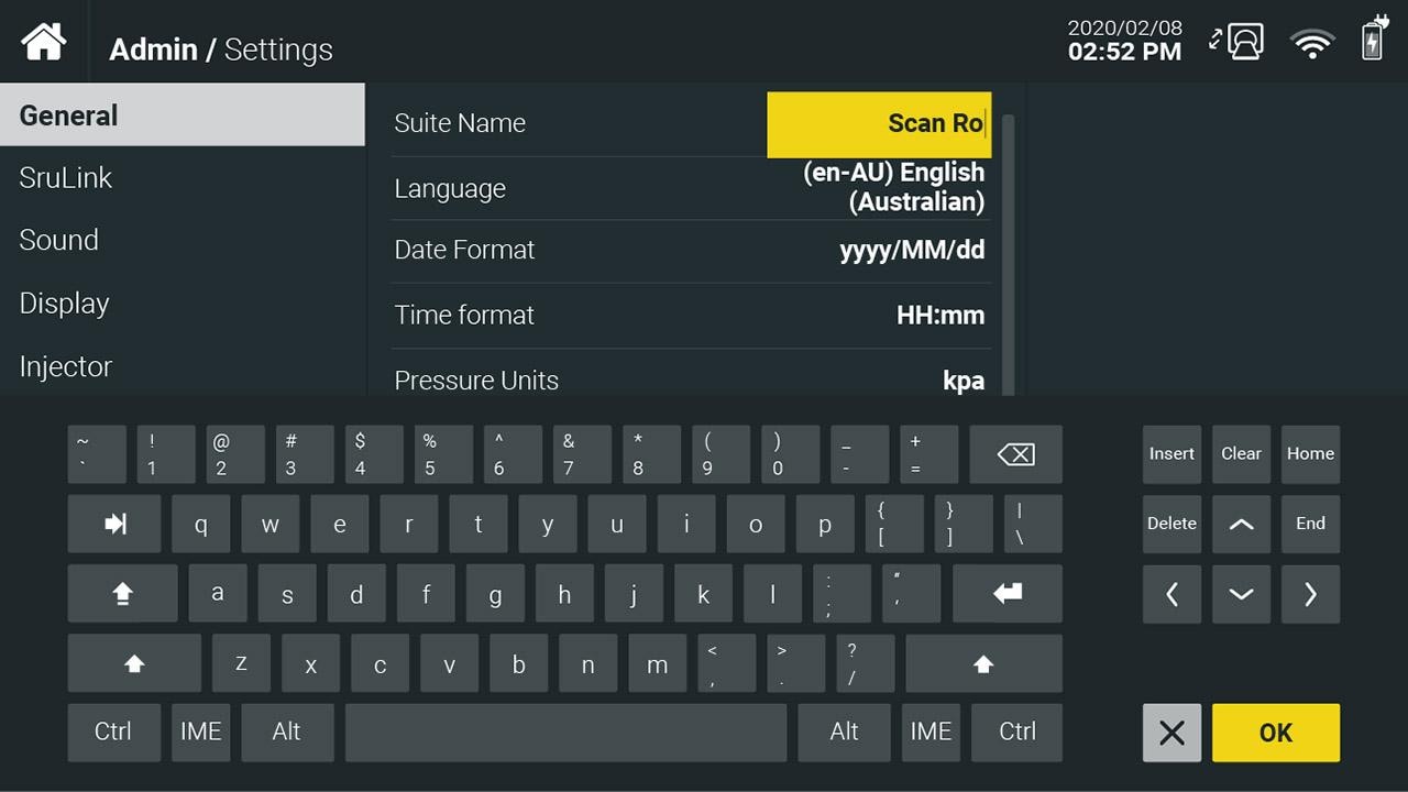 Full size alphanumeric keyboard provided on a larger 15” display.
