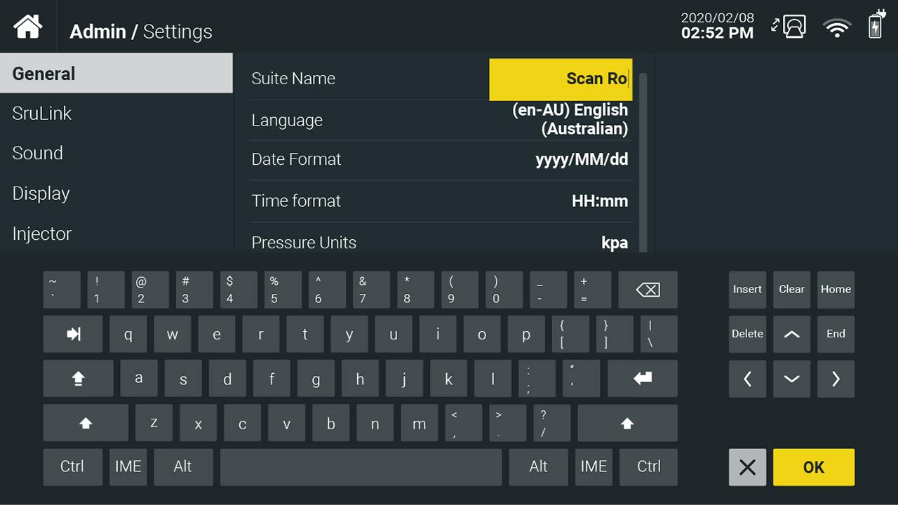 Full size alphanumeric keyboard provided on a larger 15” display.