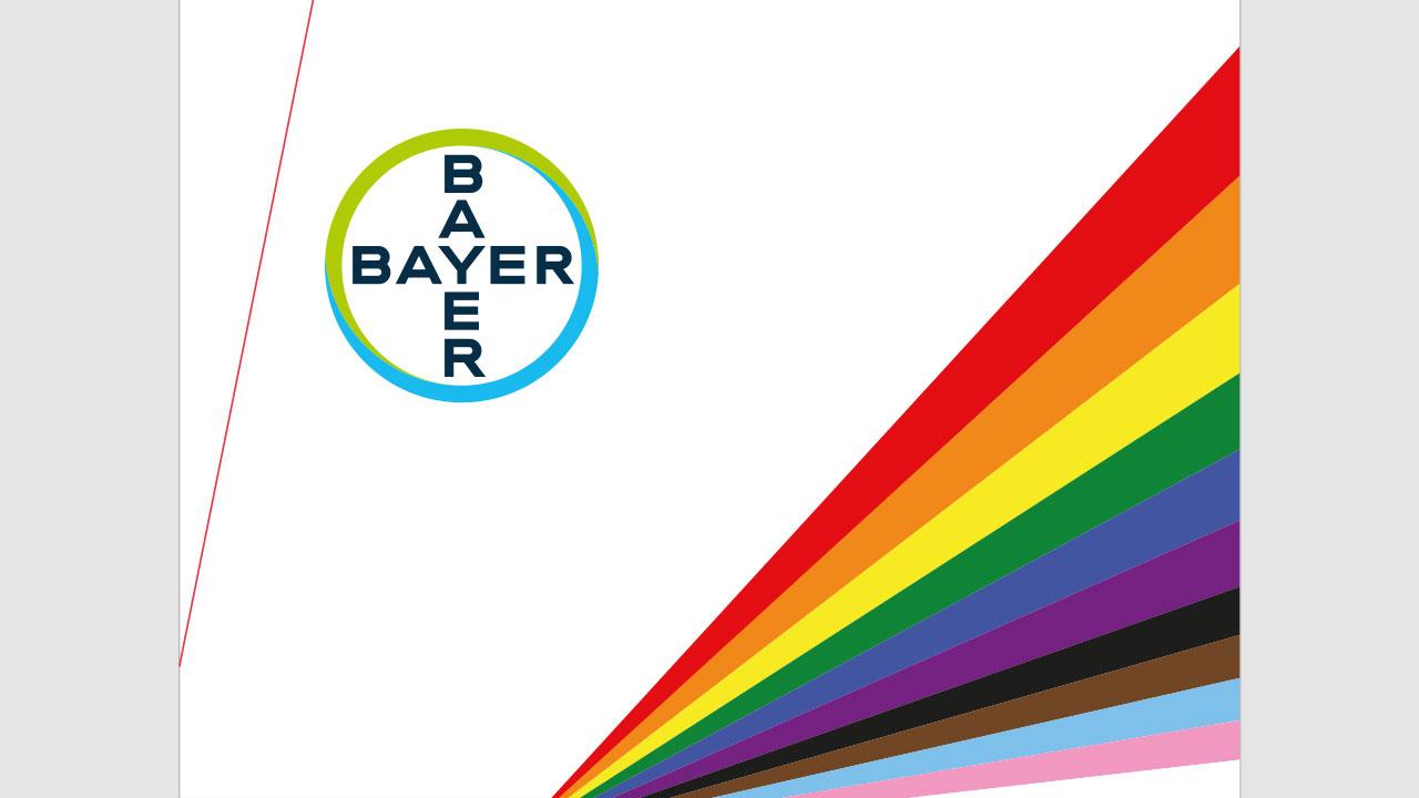 Pride Month Flag with 11 colors and white Background