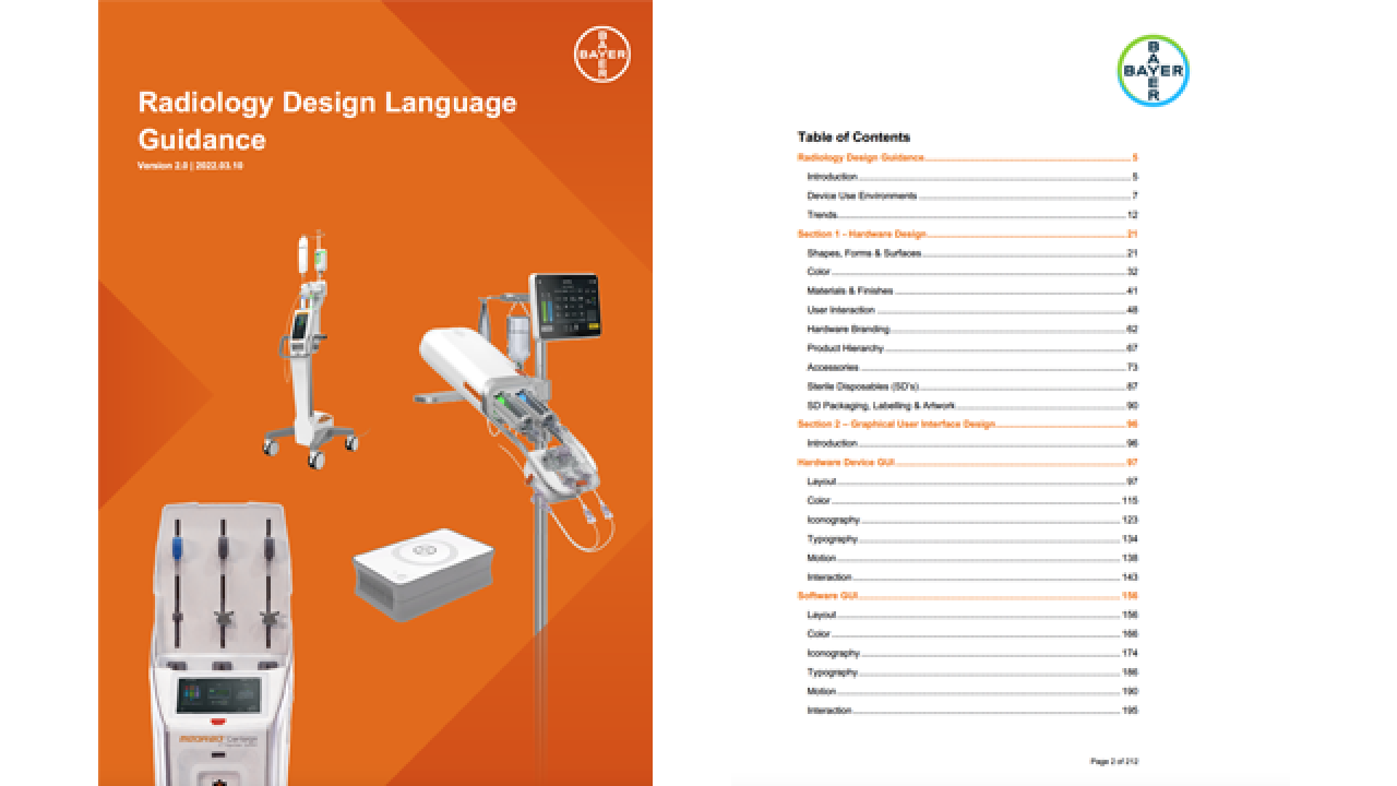 Titel Radiology Design Language Guidance