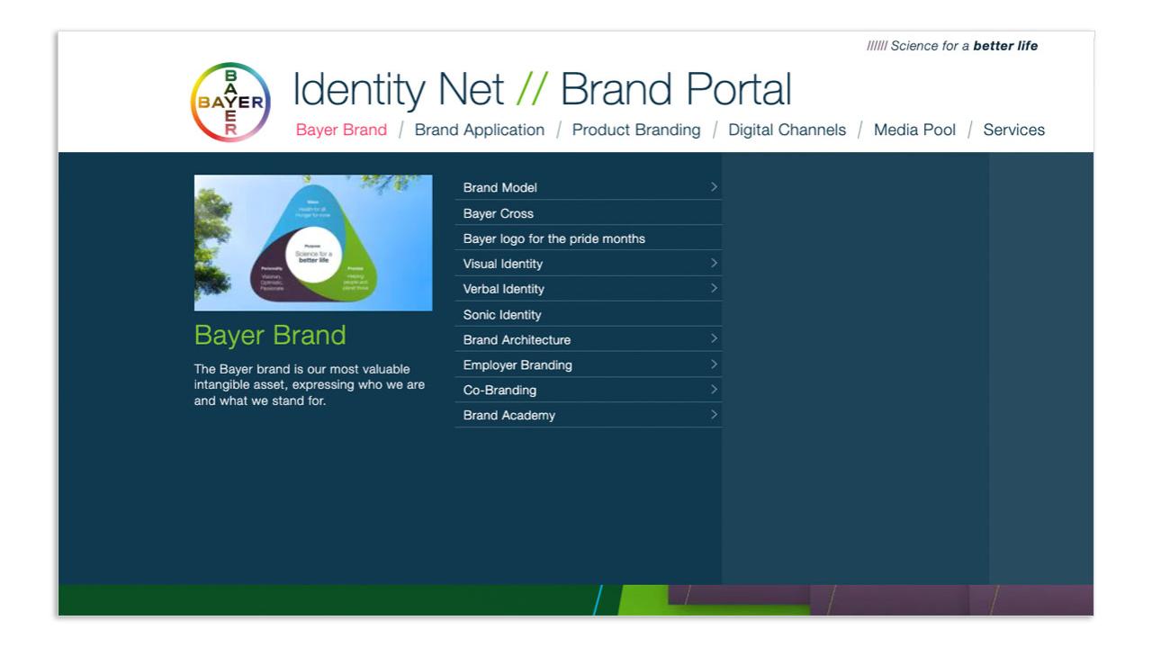 Navigation – Bayer Brand
