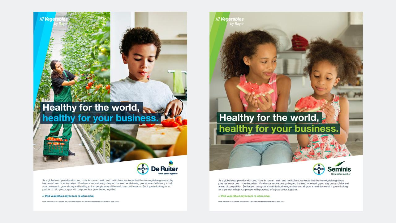 Advertisement for De Ruiter and Seminis, DIN A4 portrait