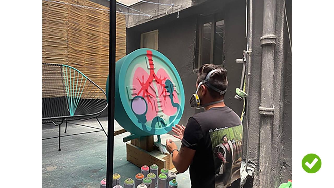 100 Years of Bayer in Mexico, Artworks