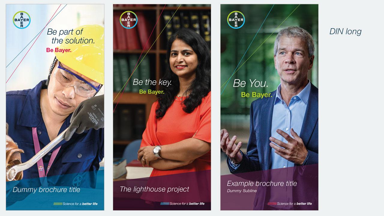 Examples of brochure cover formats