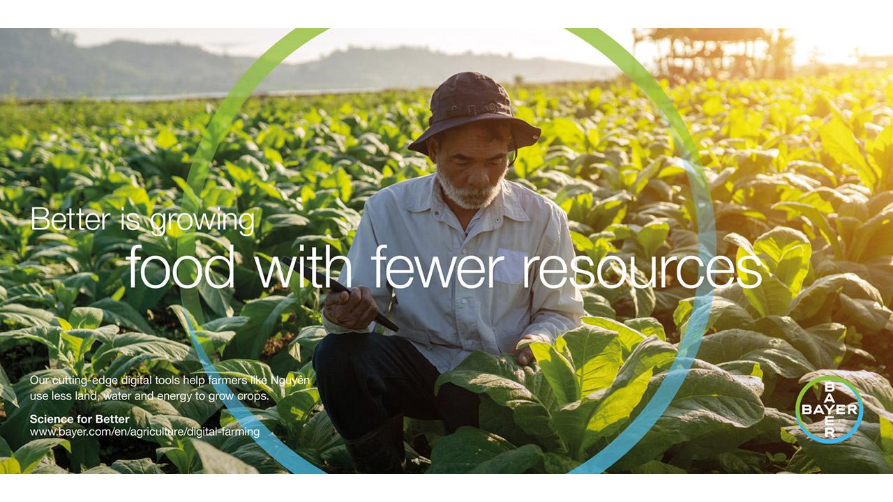 Better is growing food with fewer resources