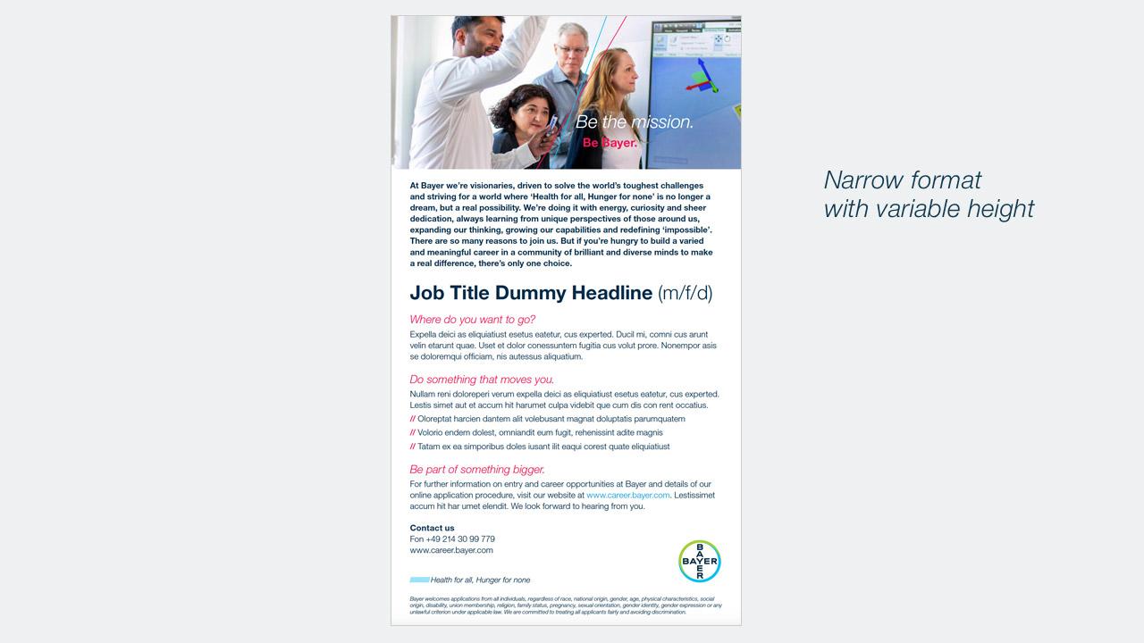 Recruitment Advertisements for Print