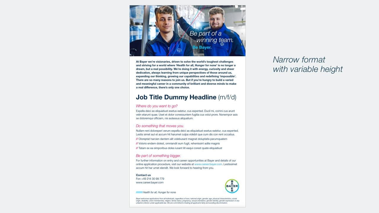 Recruitment Advertisements for Print