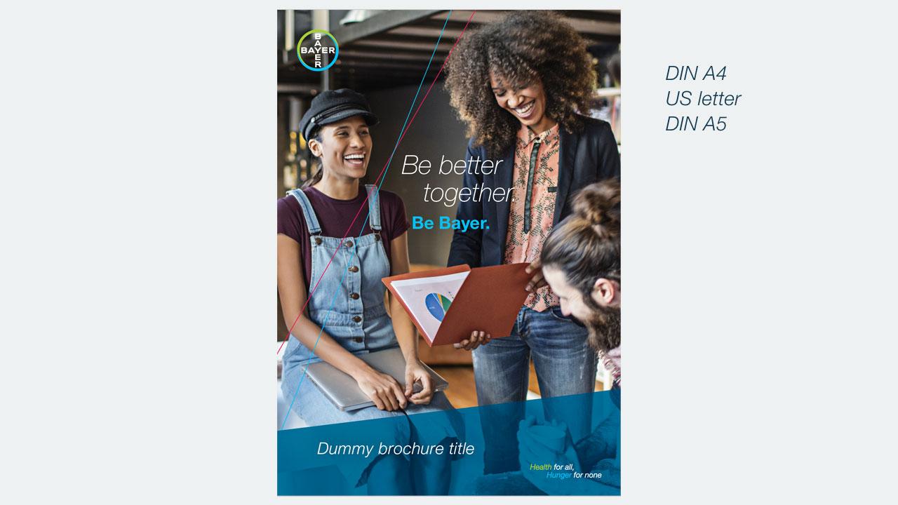 Examples of brochure title templates