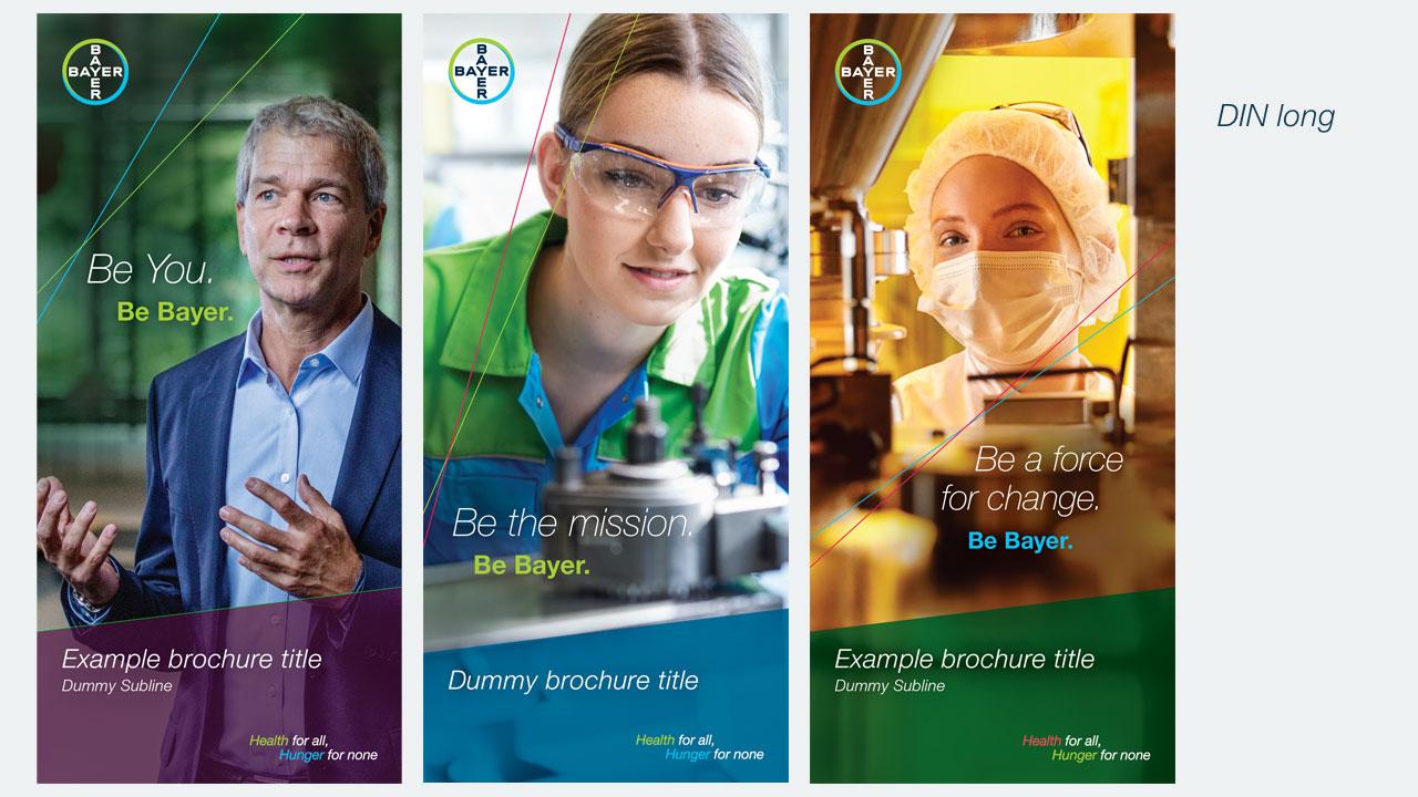 Examples of brochure title templates