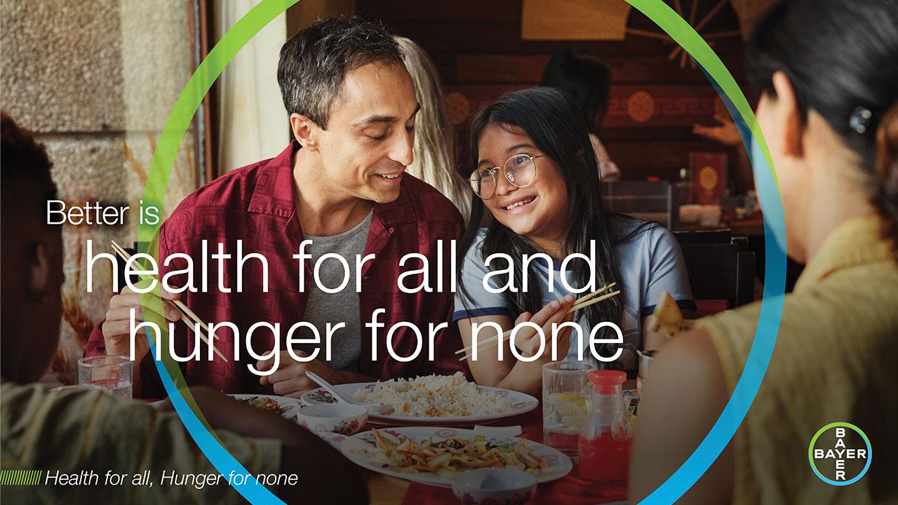 Better ist health for all hunger for none