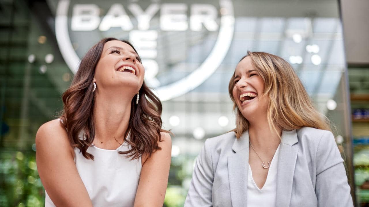 Laughing trainees