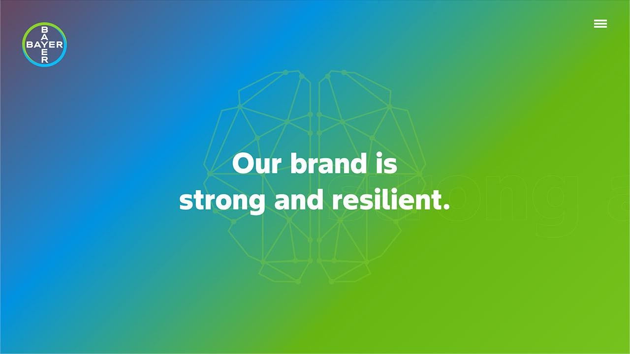 The brand story scroller
