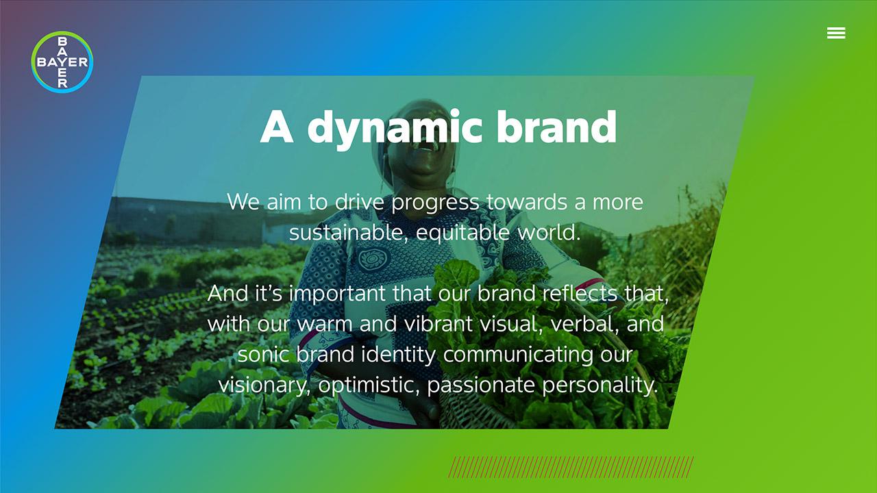The brand story scroller