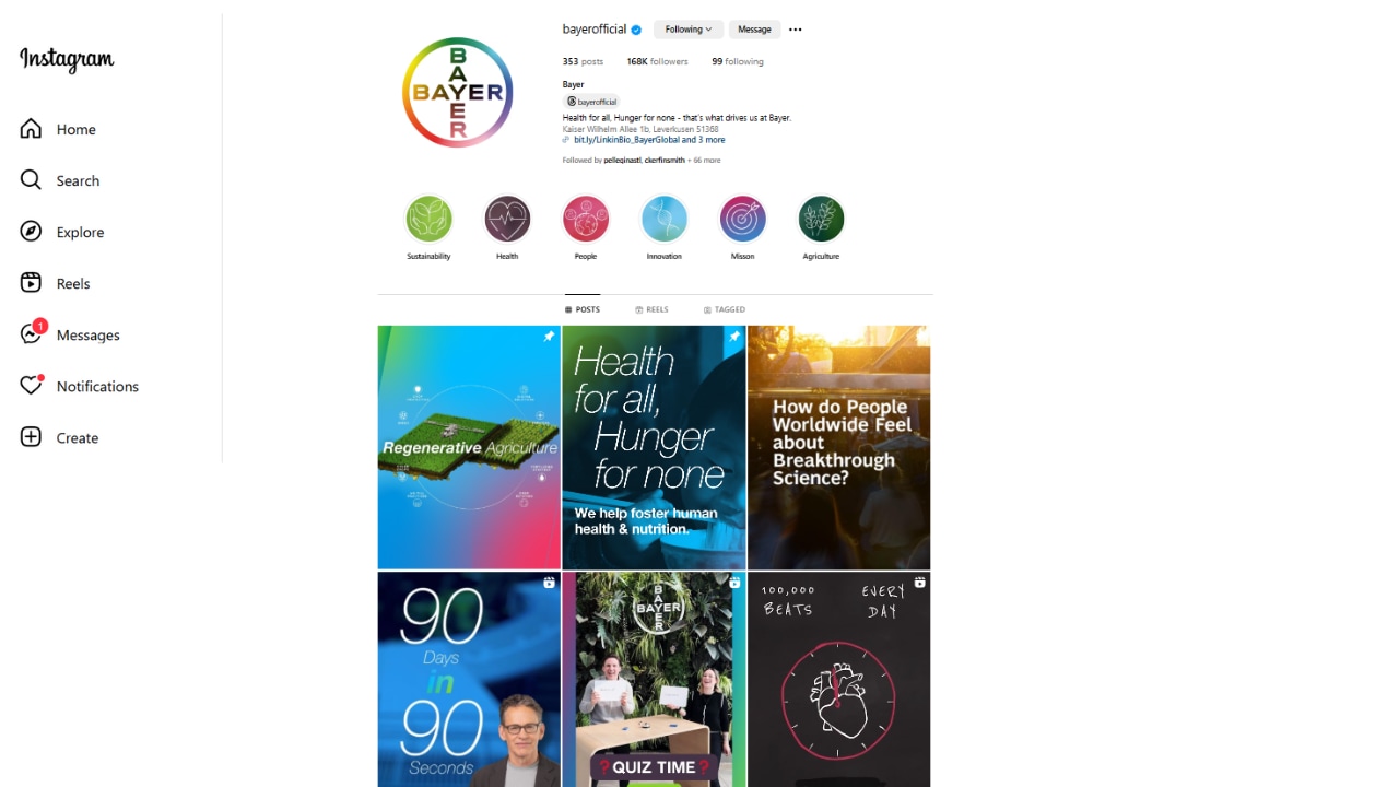 Example Instagram