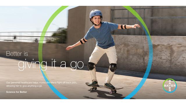 One Bayer Slider 04 Better is giving it a go, Woman on a skateboard