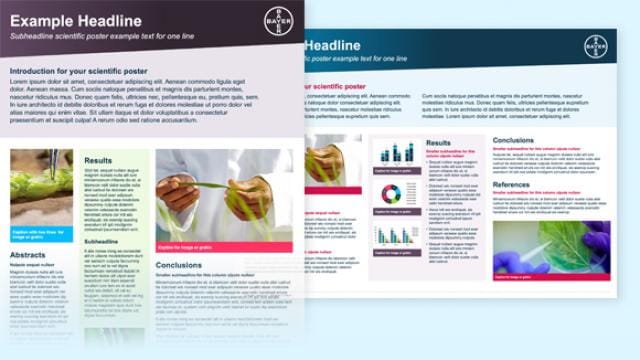 Poster sessions templates