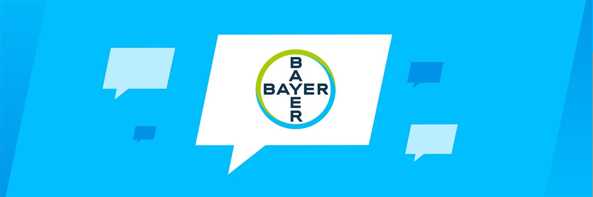 Drawing - speech bubbles, the middle speech bubble with Bayer cross