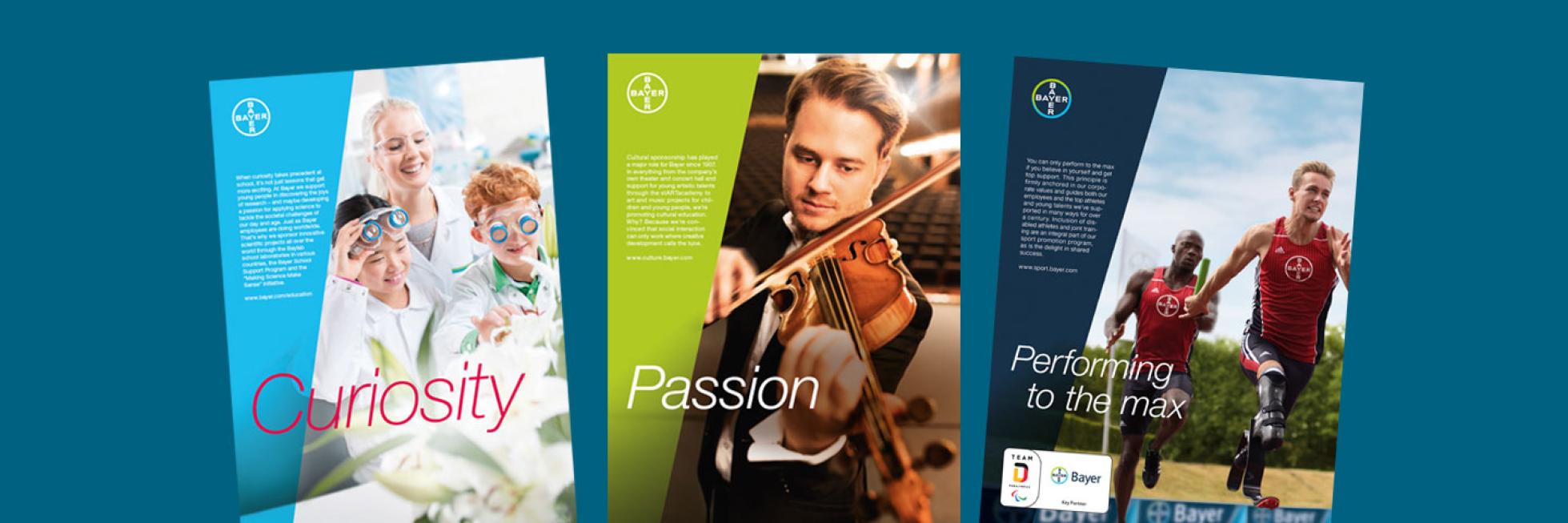 Examples, curiosity – passion – performing to the max