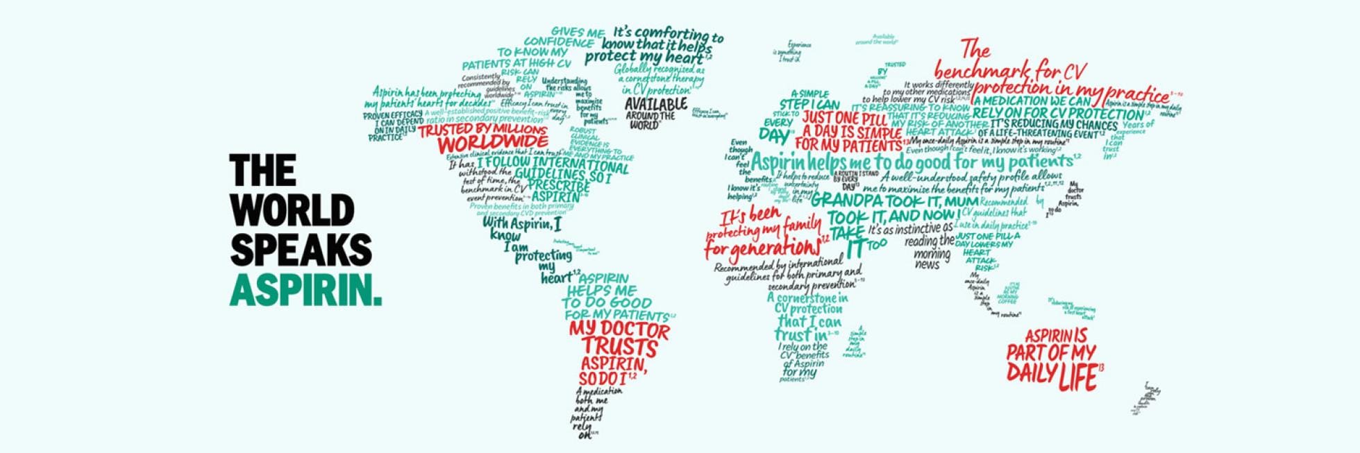 The world speak Aspirin