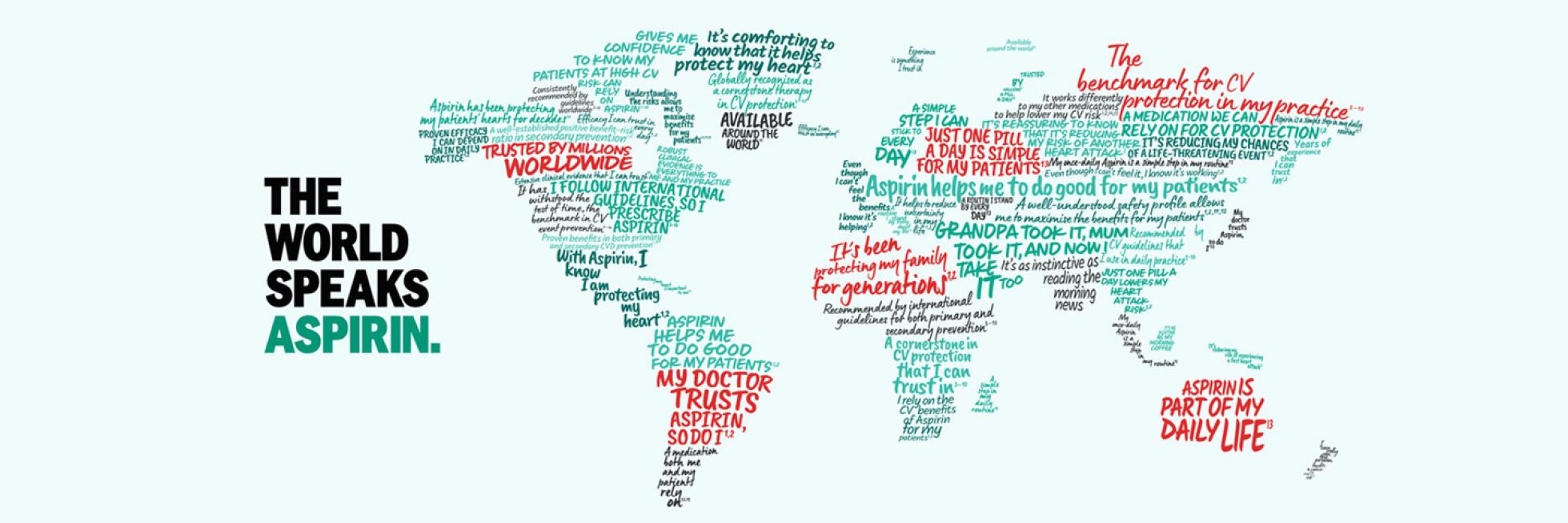 The world speak Aspirin