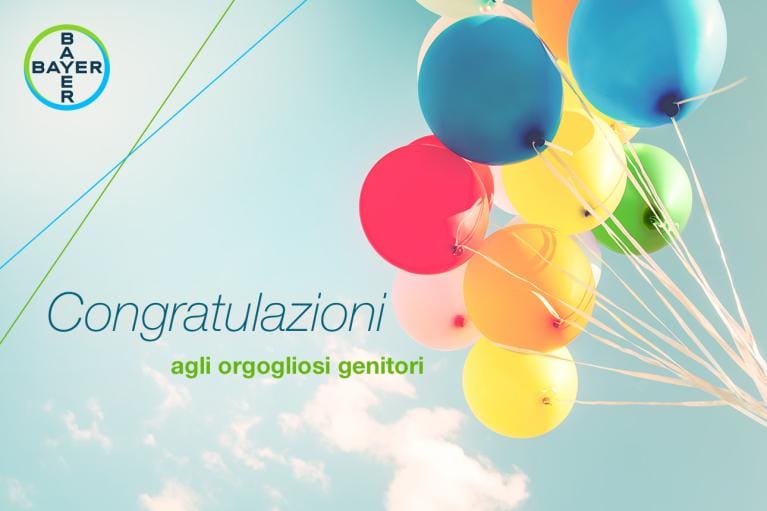 Congratulazioni agli orgogliosi genitori