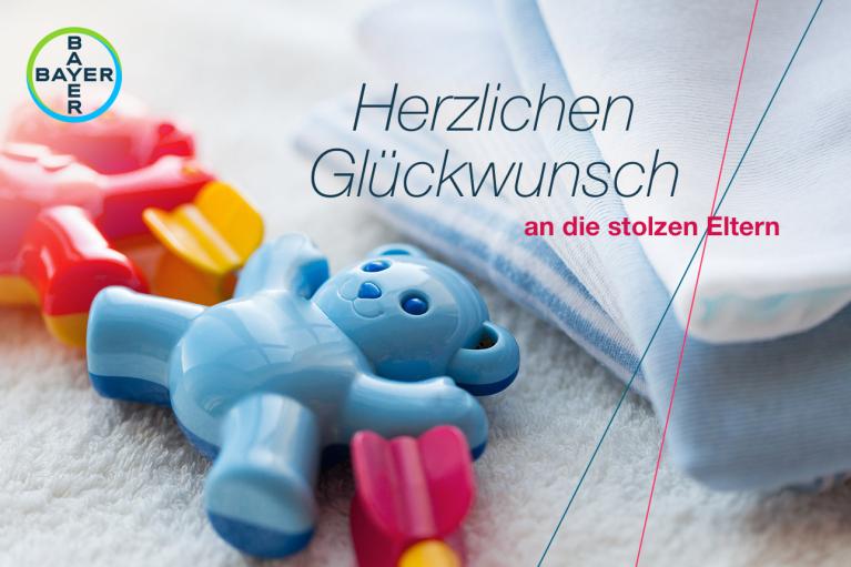 Herzlichen Glückwunsch an die stolzen Eltern