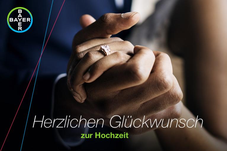 Herzlichen Glückwunsch zur Hochzeit