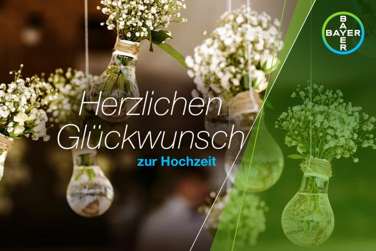 Herzlichen Glückwunsch zur Hochzeit