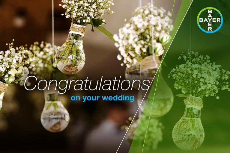 Congratulations on your wedding