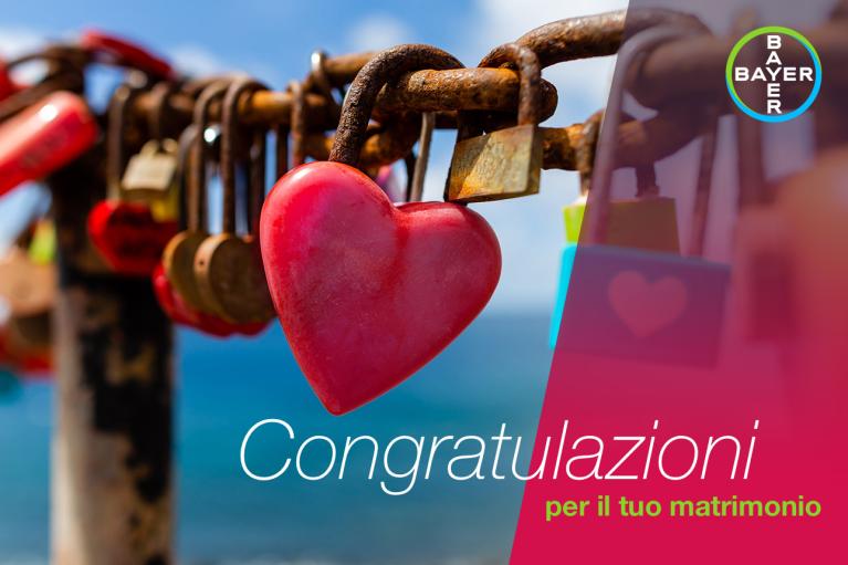 Congratulazioni per il tuo matrimonio