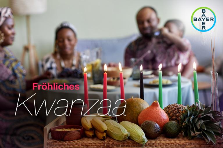 Family celebrates Kwanzaa