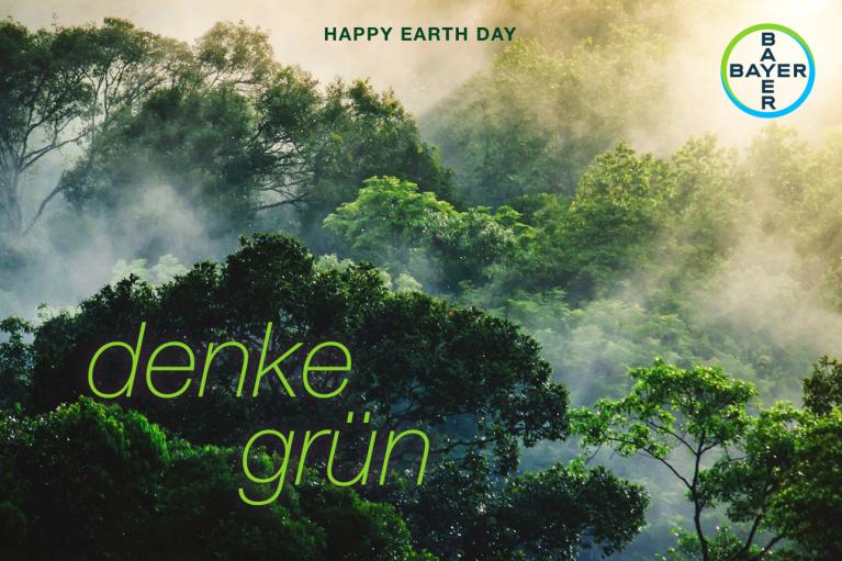 Happy Earth Day - denke grün