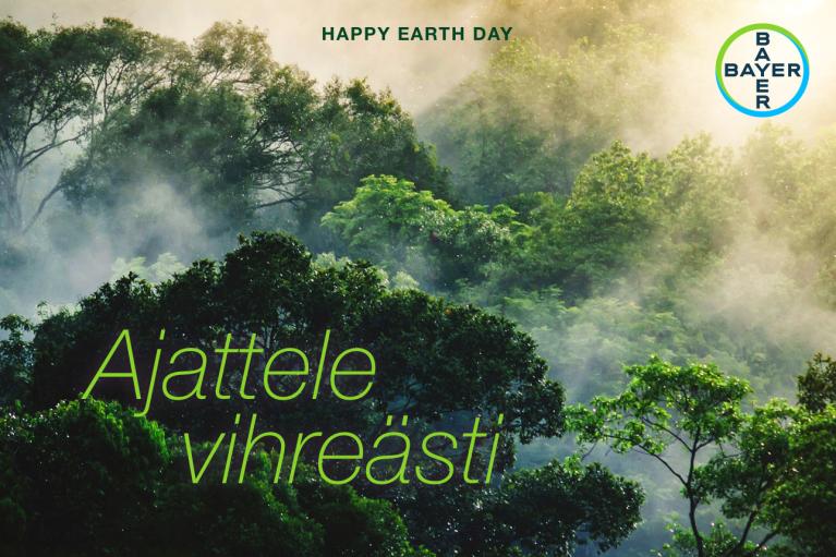 Happy Earth Day - Ajattele vihreästi