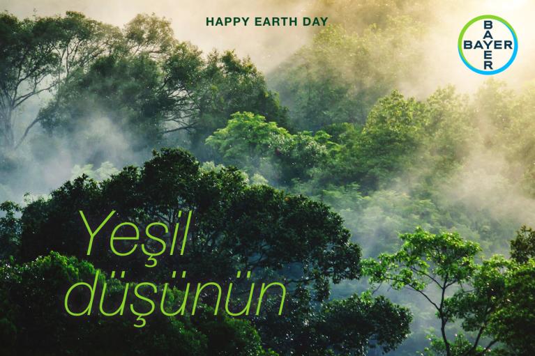 Happy Earth Day - Yeşil düşünün