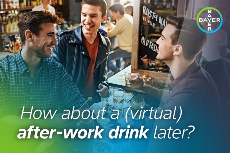 How about a (virtual) after-work drink later?