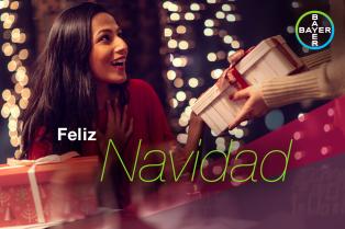 Feliz Navidad, woman gets Christmas gifts